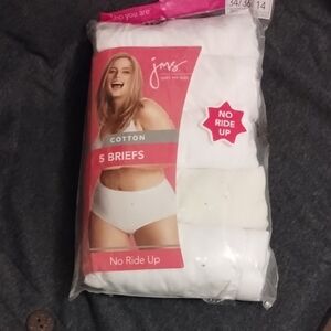 JMS White Cotton Briefs - Pack of 5